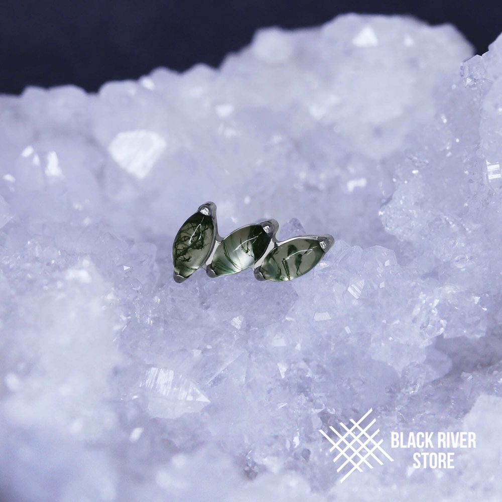 3K Plume Moss Agate