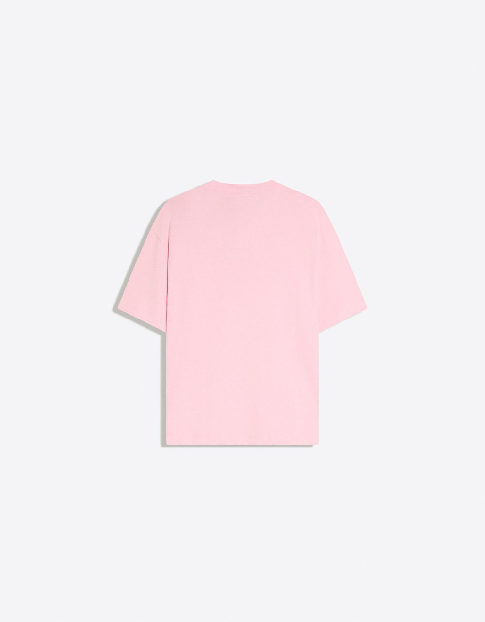 Мужская плотная футболка boxy fit - BERSHKA