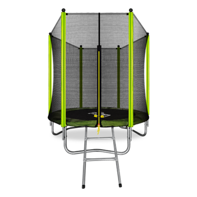 ARLAND Батут 6FT с внешней страховочной сеткой и лестницей (Light green)
