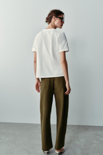 ФУТБОЛКА С РЕЛЬЕФНЫМ БАНТОМ — ZARA