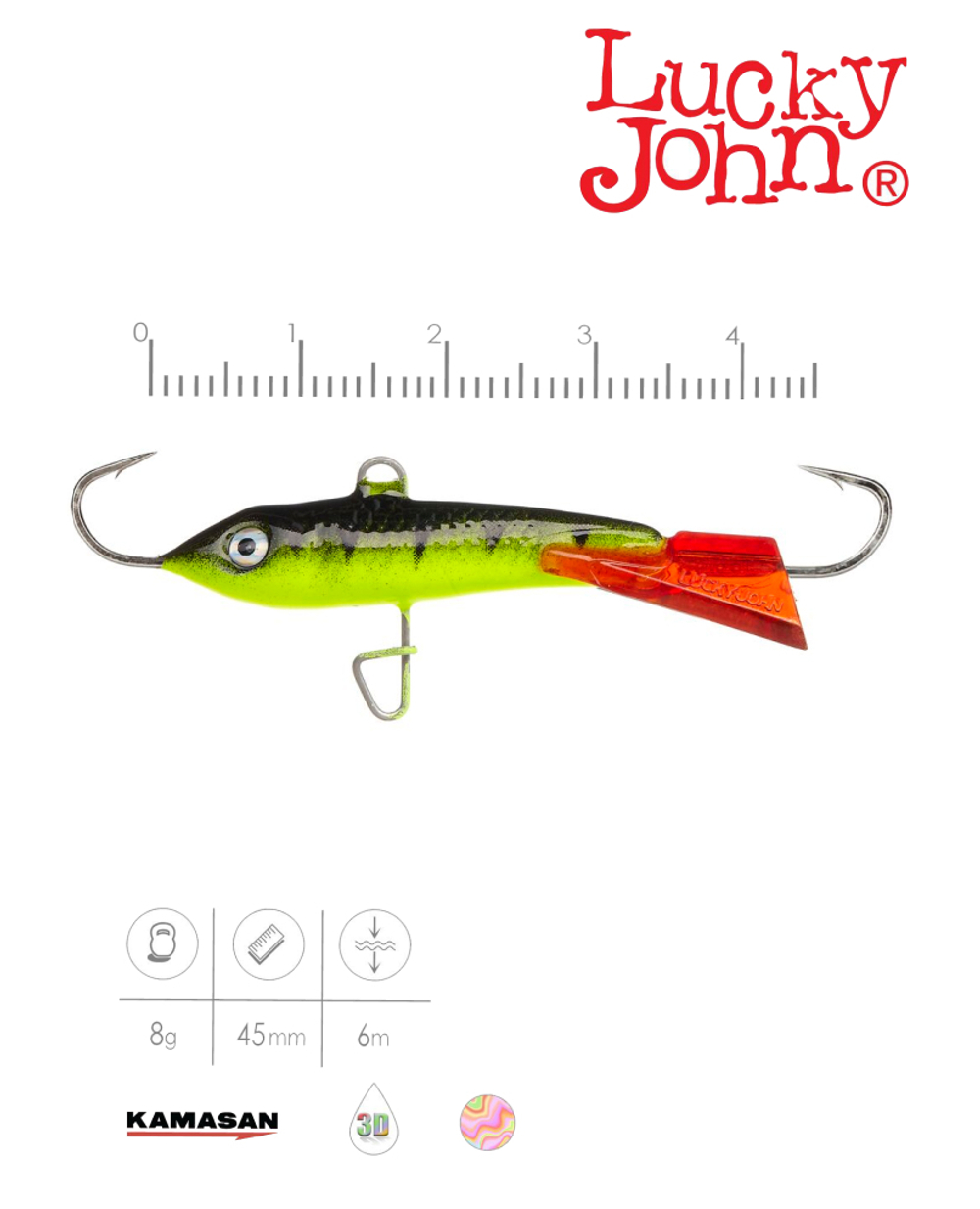 Балансир LUCKY JOHN Classic №4.5, цвет 31RT, арт. 81450-31RT