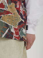 Мужская Рубашка Jacquard Pattern Button Up Top