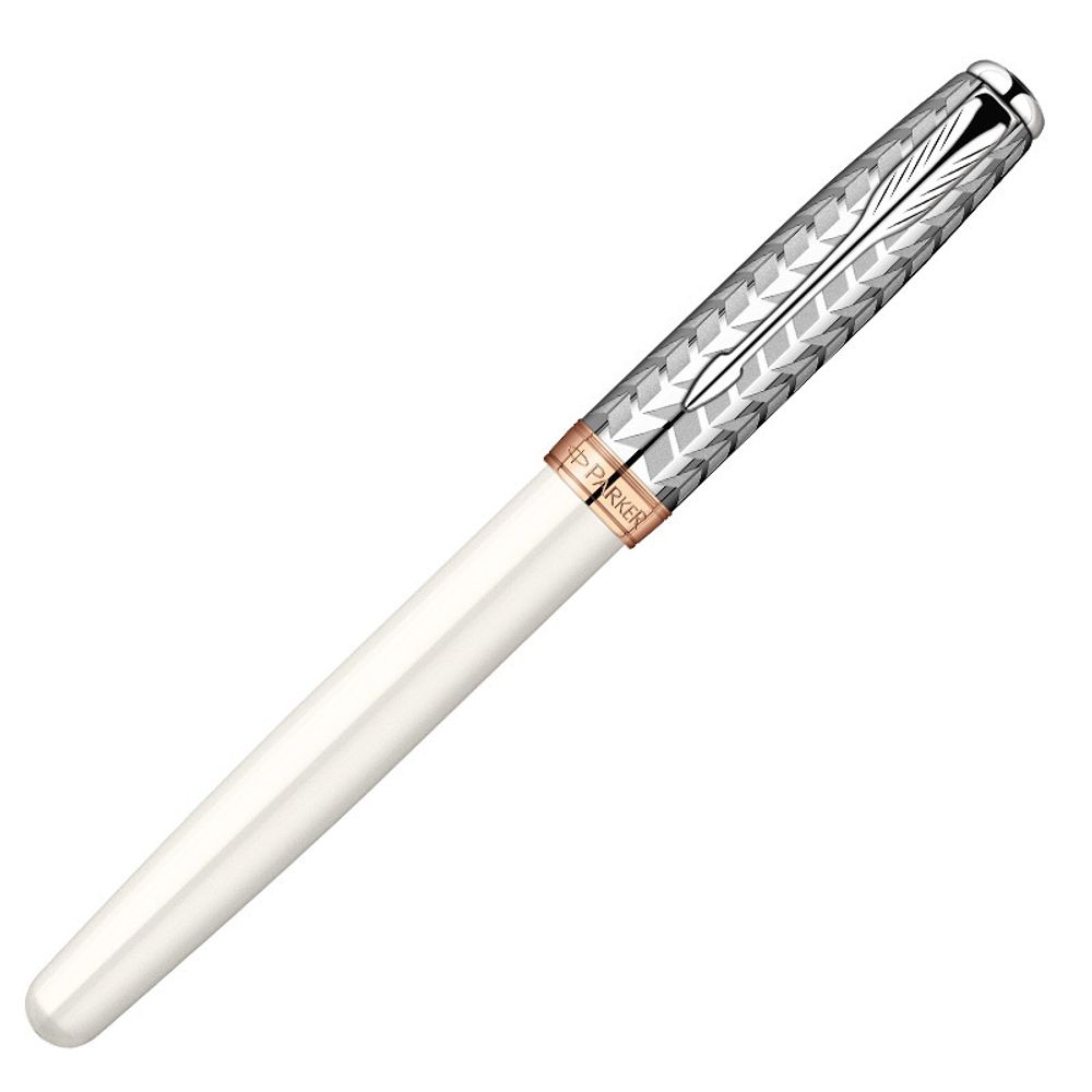 Перьевая ручка Parker Sonnet F540 PREMIUM Pearl Metal PGT перо 18Ct F (S0947310)