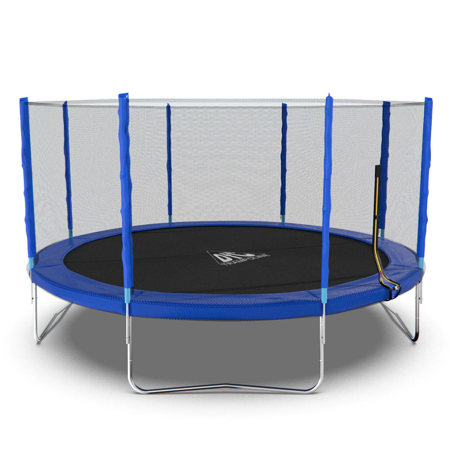 Батут DFC Trampoline Fitness с сеткой 14ft фото №3