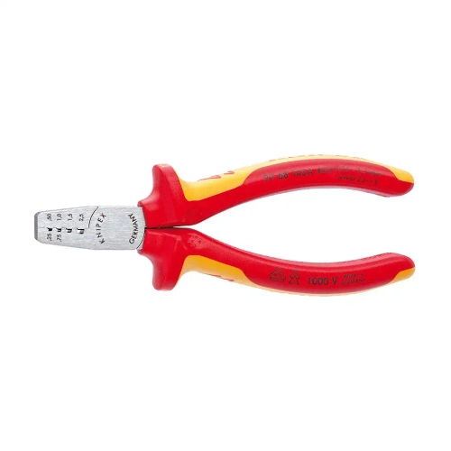 Инструмент для обжима контактных гильз 145 мм Knipex 97 68 145 A