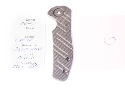 Накладка кастомная для Zero Tolerance 0630 ZT0630 титанфотография - 6