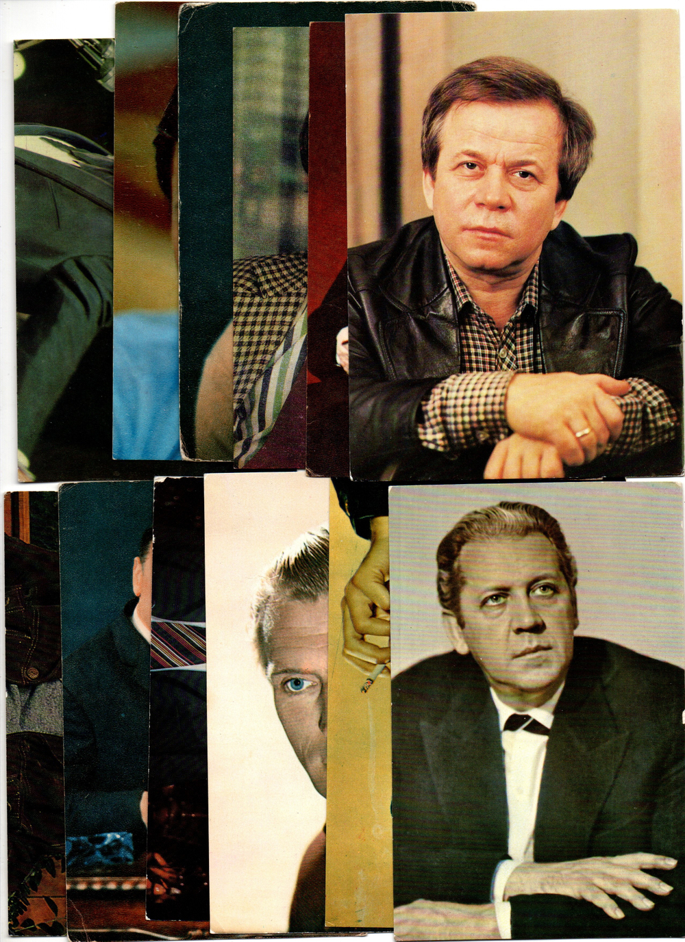 №116 Открытки Артисты и актёры СССР 1970–1980-е г. 25 штук. Цветные, чистые, без повторов