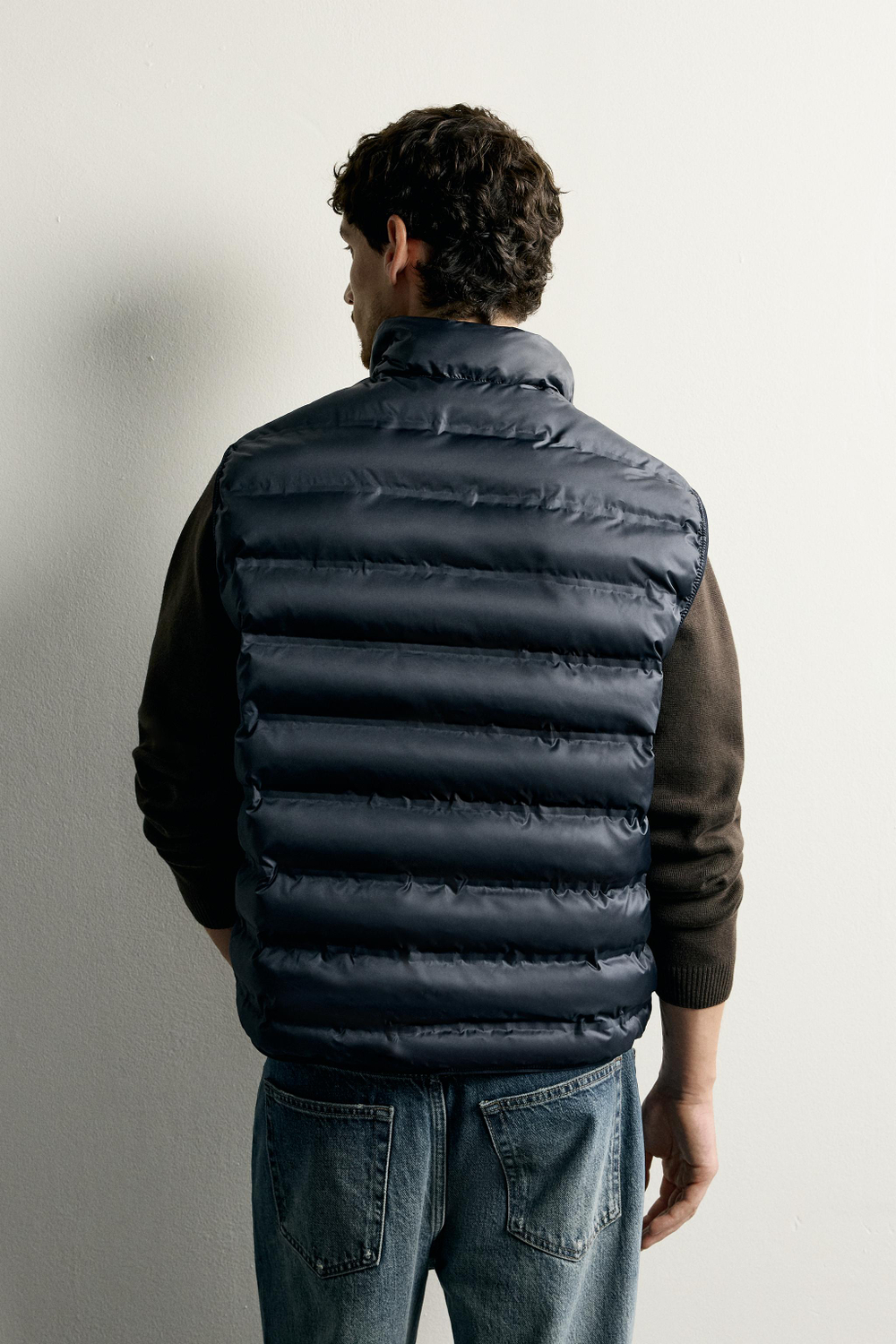 ЛЕГКИЙ СТЕГАНЫЙ ЖИЛЕТ WATER REPELLENT — ZARA