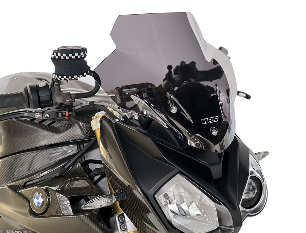 WRS Ветровое стекло Touring BMW S 1000 R (2014-2020) сильно затемненное BM067FS