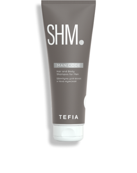 Tefia Man.Code Hair and Body Shampoo for Men - Шампунь для волос и тела мужской, 285мл