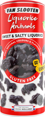 Van Slooten Конфеты лакричные жевательные в виде животных Sweet & Salty Liquorice с лакрицей 360 г (из Финляндии)