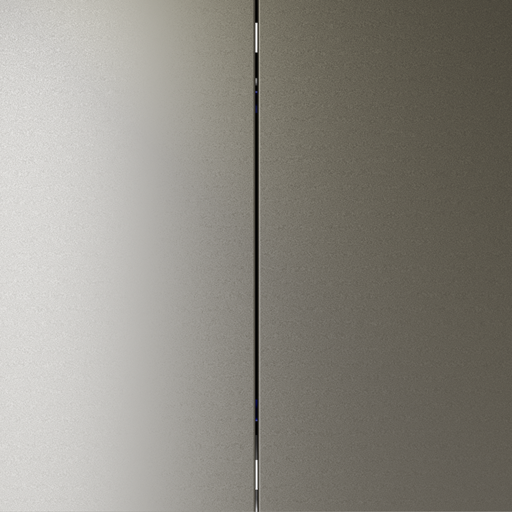 Выключатель встраиваемый двухклавишный 10А, (шелк) Voltum S70 VLS020104