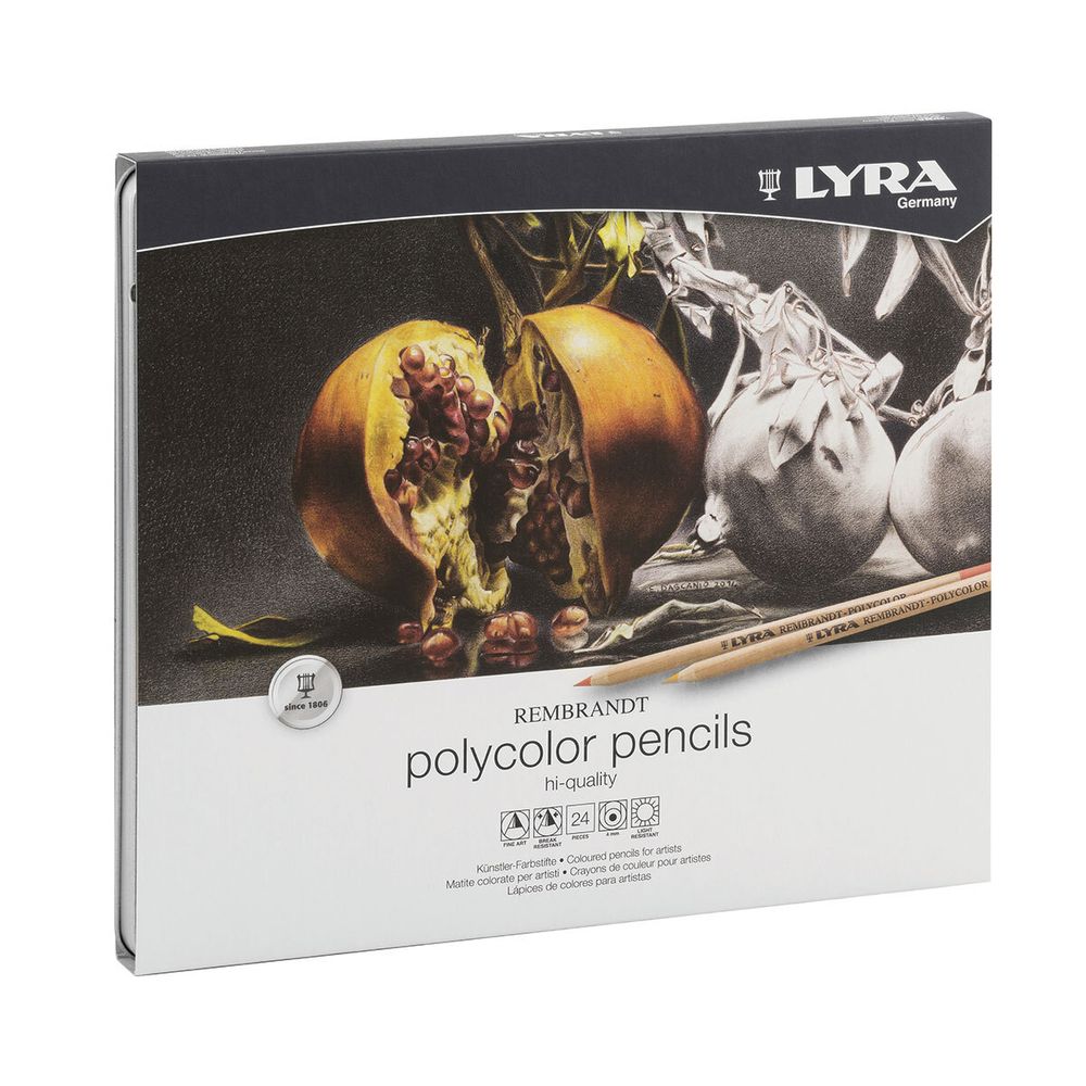 Набор цветных карандашей Rembrandt Polycolor заточенные 24 цв, Lyra L2001240
