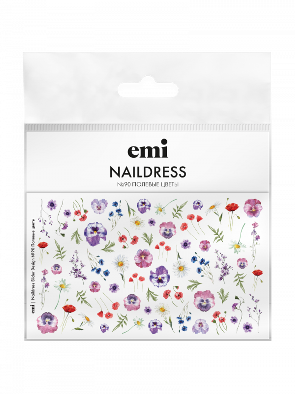Naildress Slider Design №90 Полевые цветы