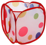Корзина для игрушек Цветной горошек, 31*31*32см