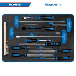 KING TONY (9G38-325MRV40) Набор инструментов 325 предметов, "BOARD", в черной тележке