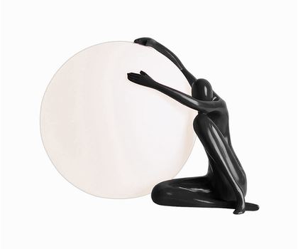 Настольная лампа Полли черный Kink Light 07635-2t,19