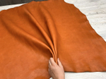 Лист кожи Vacchetta Extrella Tangerine натуральная кожа 1,6–1,8 мм