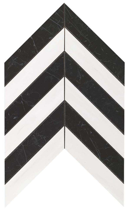 Мозаика Настенная Marvel Stone Chevron Warm Wall