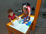 Интерактивная песочница Ronplay Sandbox Стандарт 2 в 1 (Мобильная) для 6 детей