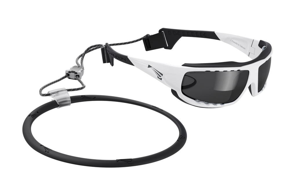 Спортивные очки LiP Typhoon / Gloss White - Black / Zeiss / PA Polarized / Methane Smoke Lens