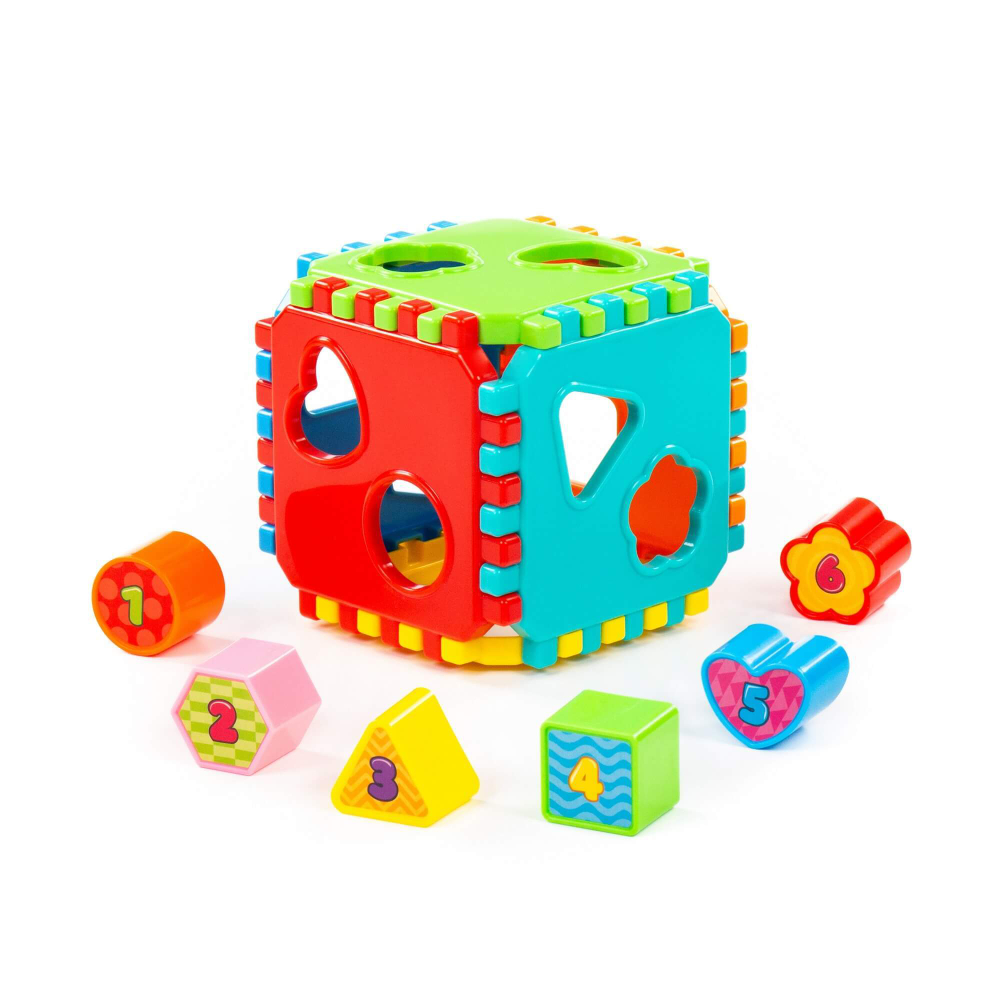 91642/Игрушка развивающая "Куб" (в сеточке)/5