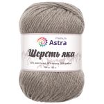 Пряжа Astra Premium (Астра Премиум) Шерсть яка / уп.2 мот. по 100 г, 120 м, 13 серый