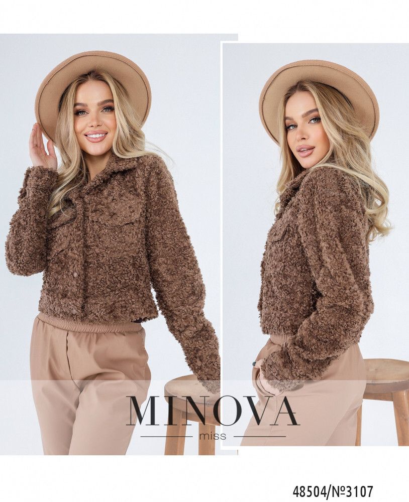Куртка 3107-коричневый Minova Куртка 3107-коричневый Minova