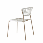 Стул плетеный Scab Design Lisa Club, тортора, белый