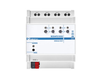 BO04F01KNX Универсальный релейный актуатор KNX 4-канальный