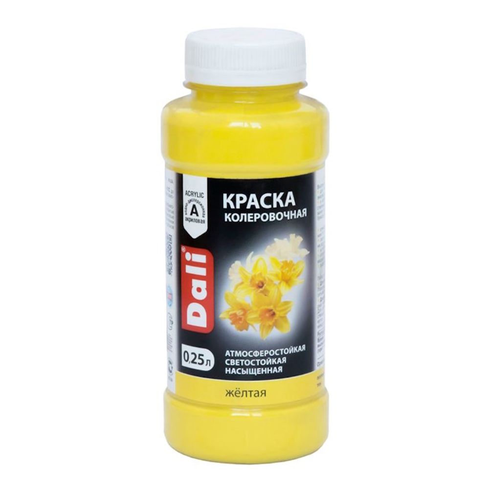 Краска-колер  DALI желтый  0,25л (Рогнеда)