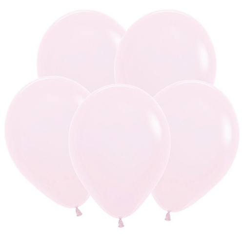 Шар 10" Нежно-розовый, Пастель Матовый (Макаронс) / Pink 609 Sp