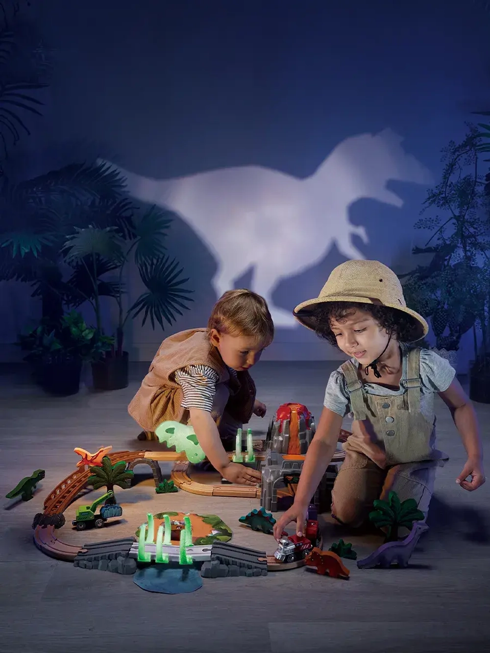 Деревянная жел.дорога ПАРК ДИНОЗАВРОВ ФЦ!