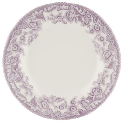 Тарелка пирожковая 15см Spode Деламер, сельские мотивы розовая