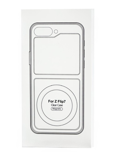 Накладка для Samsung Galaxy Z Flip 7 силикон MagSafe Clear Case