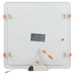 Светильник светодиодный встраиваемый Даунлайт ЭРА LED 2-24-4K Slim панель 24Вт 4000К квадрат | Downlight