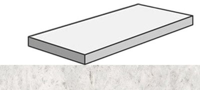 Угловая ступень SENSI GEMS  ANG. TOP SX ICEBERG левая (PF60006417)