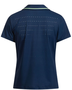 Женское поло Joma Challenge Short Sleeve — navy blue