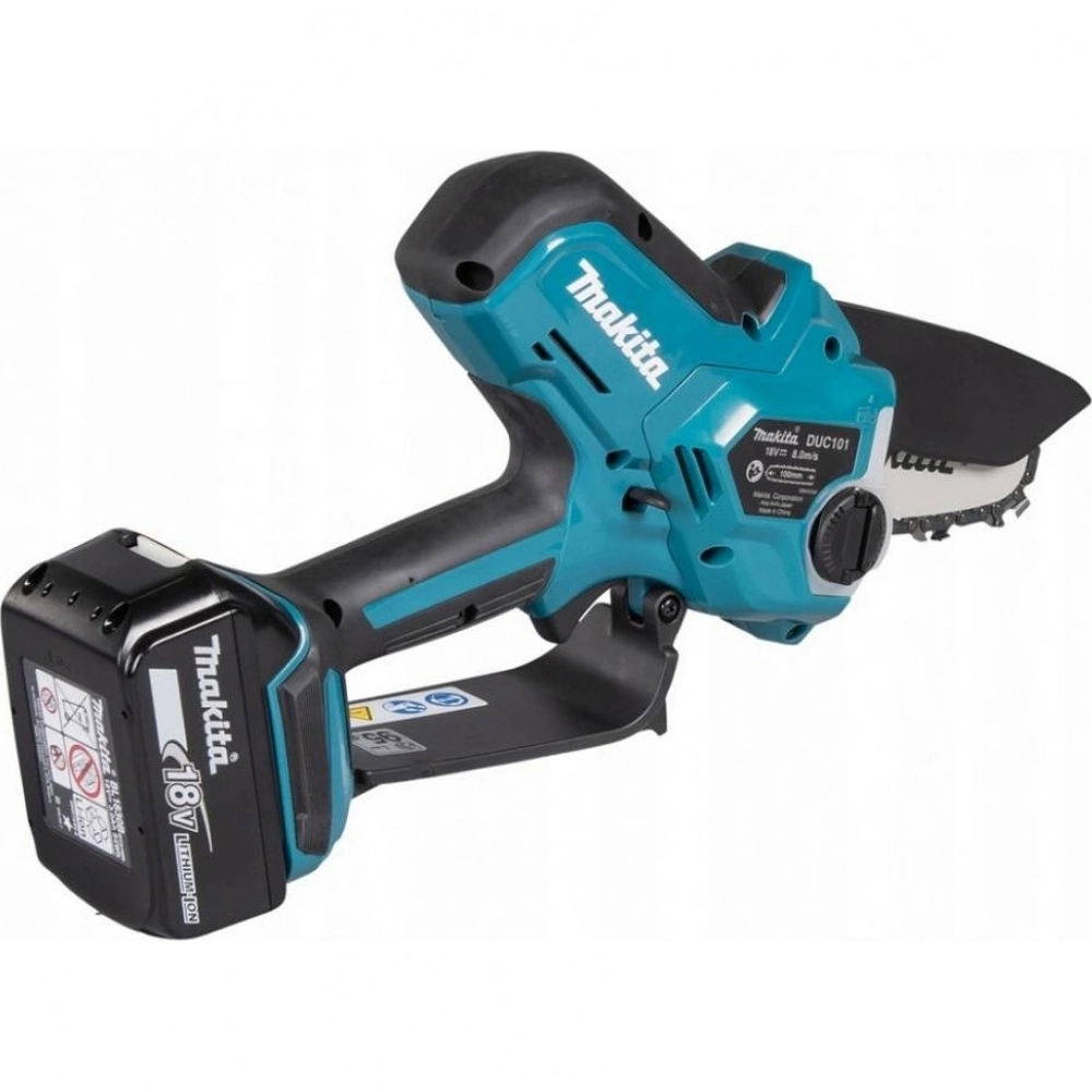Пила цепная аккумуляторная Makita DUC101SF 320Вт шины:4"(10cm), 1 аккум. 3Ач ЗУ