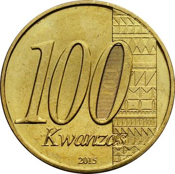 100 кванз 2015 Ангола «40 лет независимости»