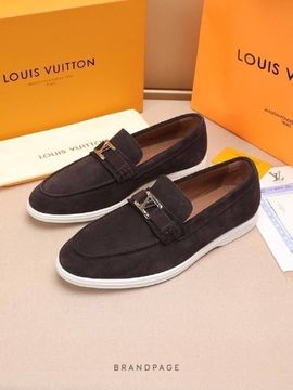 Лоферы темно-коричневые от Louis Vuitton BP5-702536