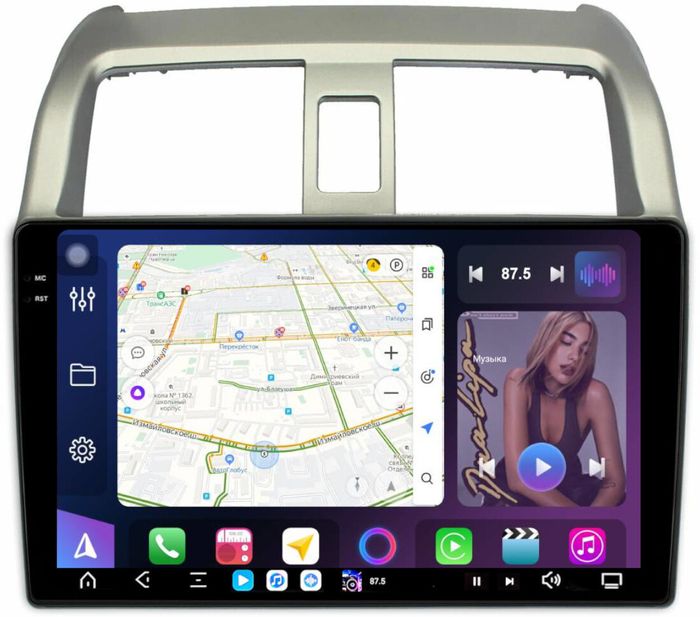 Магнитола для Honda Airwave 2005-2010 - FarCar S500-TS20 монитор 9.5" 2K QLED на Android 14, Быстрейшая, CarPlay, 4G SIM-слот