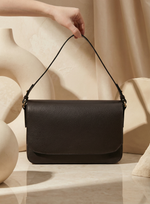 Сумка кожаная Deboro 30512 темно-коричневый