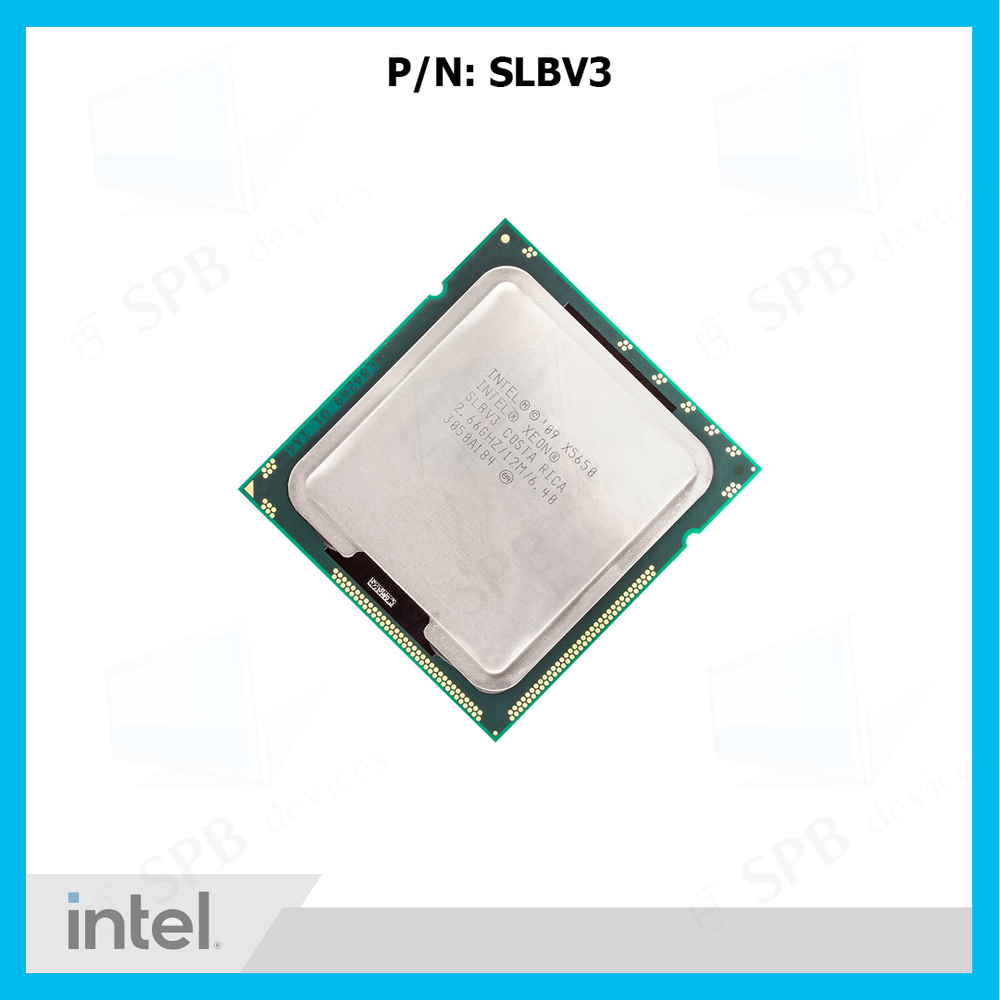 Процессор Intel Xeon X5650 Gulftown (2.66GHz/6-core/12MB/95W), SLBV3