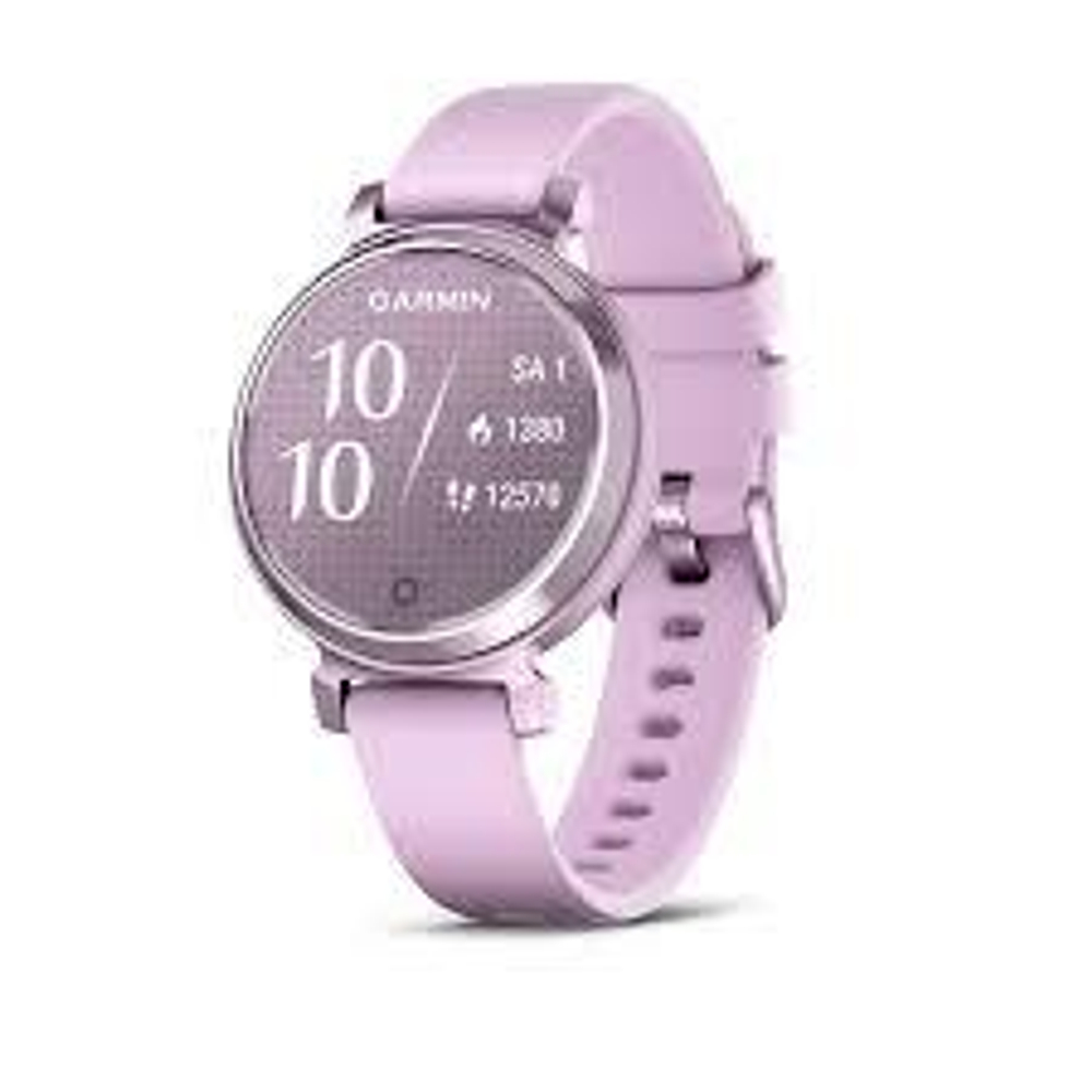 Смарт-часы Garmin Lily 2 Metallic Lilac, силиконовый браслет сиреневый , 010-02839-01