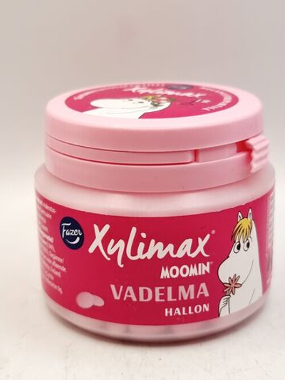 Fazer Xylimax Moomin Пастилки с ксилитом со вкусом малины 90 г (из Финляндии)