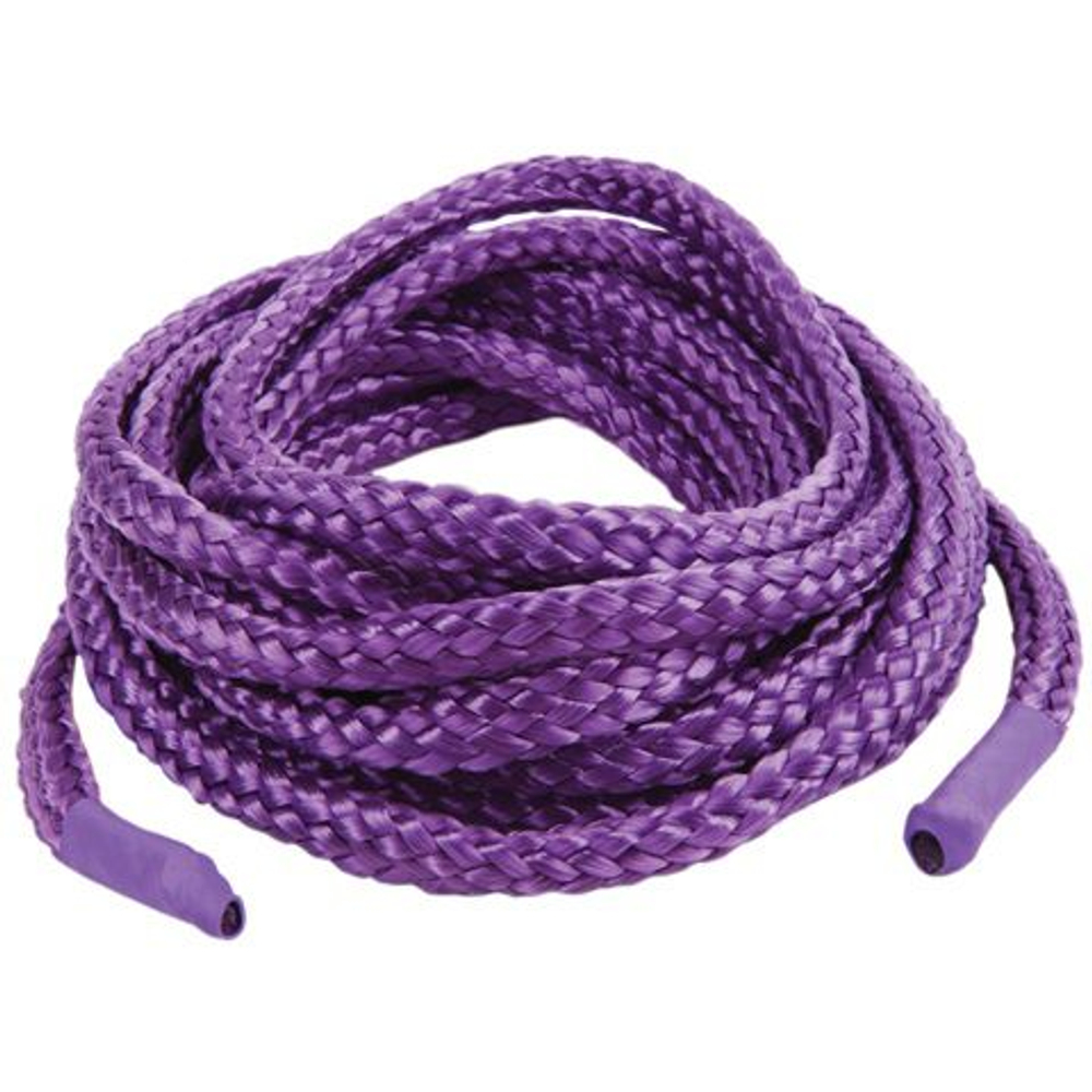 Фиолетовая веревка для фиксации Japanese Silk Love Rope - 3 м. (Цвет: фиолетовый)