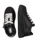 Кожаные кроссовки kreeper lo karl nft Karl Lagerfeld - черный(KL42376N)