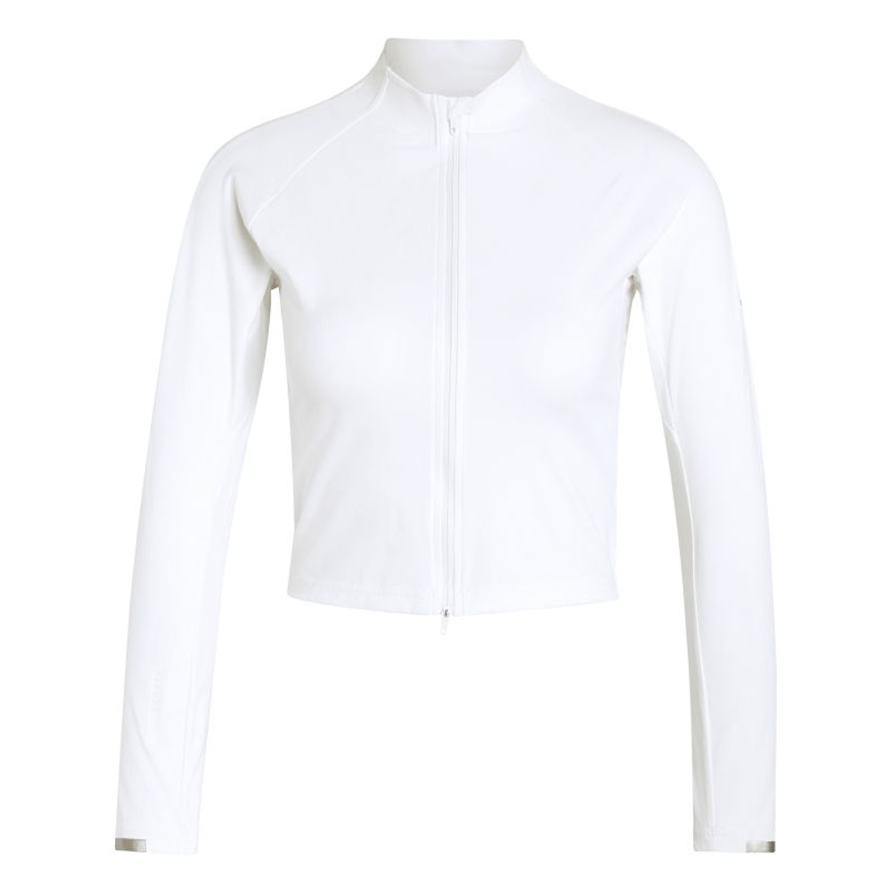 Женская теннисная футболка   Adidas Techfit Long Sleeve Pro - white