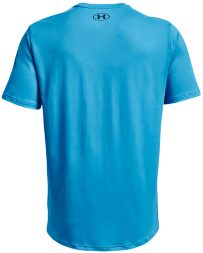 Мужская теннисная футболка Under Armour Rush Energy Short Sleeve - capri/black